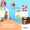 Party Factory Numbers Pinata 0-9, Birthday Decoration, Papier-Mache, 16.5 x 13.7 x 3.1 inch